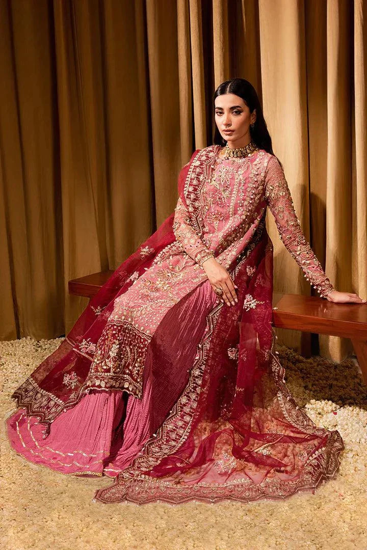Maria Osama Khan | Dastaan Festive Formals 23 | Zari - by - Libasekhas UK - Registered Vendor of : Maria Osama Khan - 100% Original Designer Dresss
