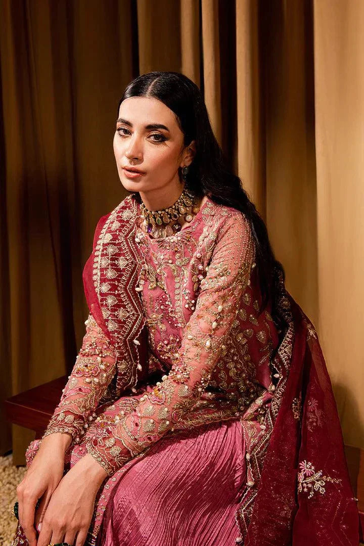 Maria Osama Khan | Dastaan Festive Formals 23 | Zari - by - Libasekhas UK - Registered Vendor of : Maria Osama Khan - 100% Original Designer Dresss