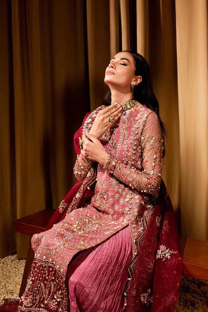 Maria Osama Khan | Dastaan Festive Formals 23 | Zari - by - Libasekhas UK - Registered Vendor of : Maria Osama Khan - 100% Original Designer Dresss