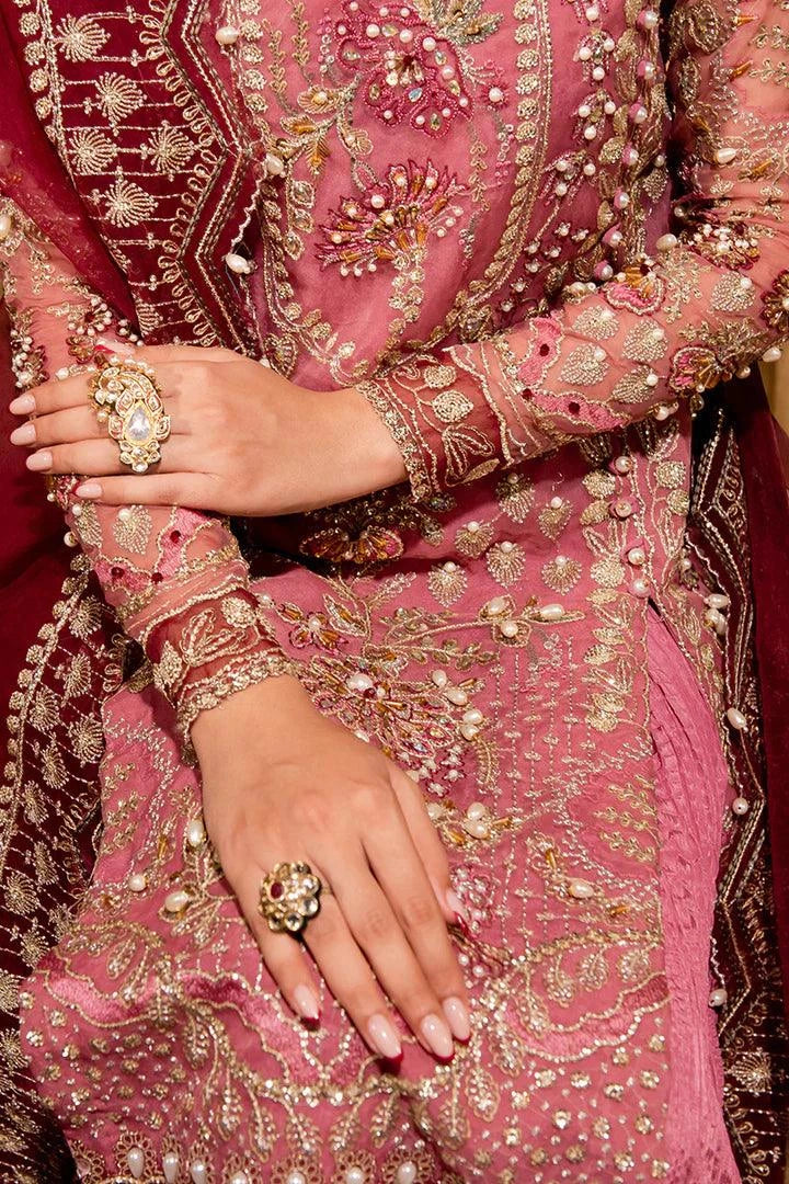 Maria Osama Khan | Dastaan Festive Formals 23 | Zari - by - Libasekhas UK - Registered Vendor of : Maria Osama Khan - 100% Original Designer Dresss