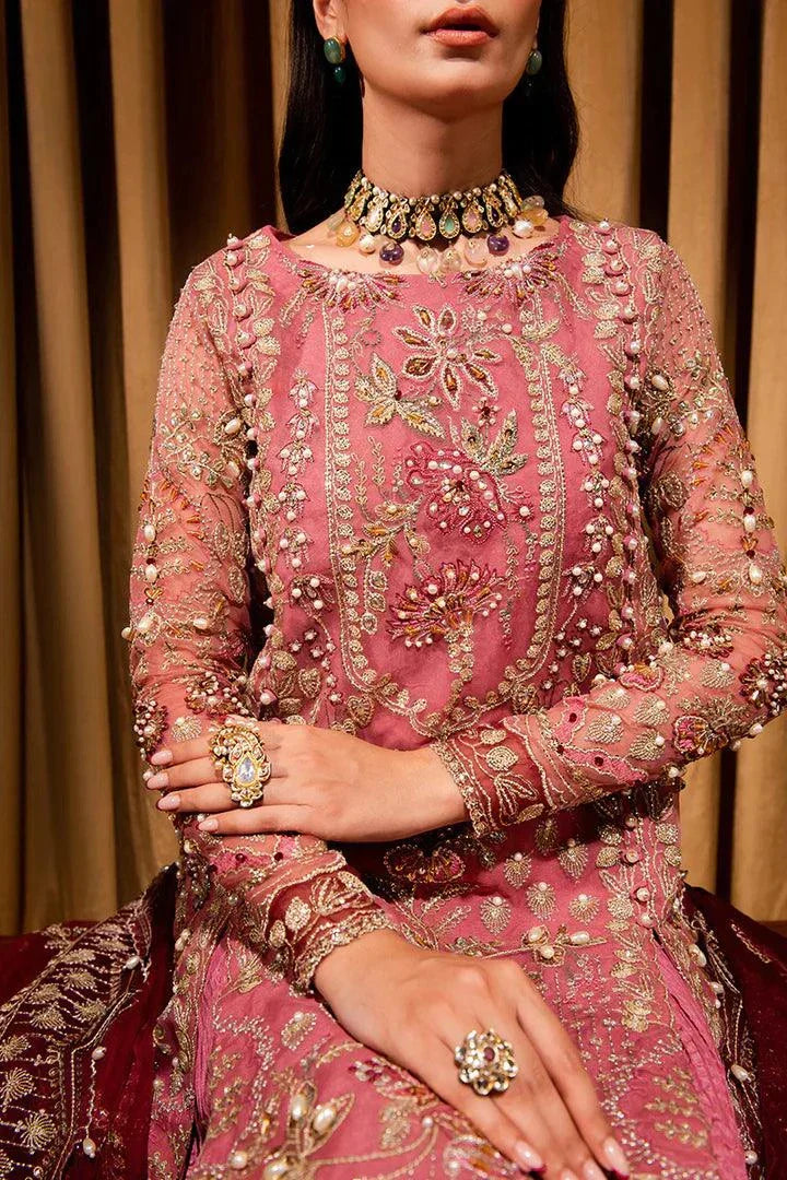 Maria Osama Khan | Dastaan Festive Formals 23 | Zari - by - Libasekhas UK - Registered Vendor of : Maria Osama Khan - 100% Original Designer Dresss