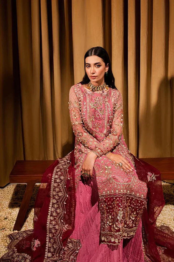 Maria Osama Khan | Dastaan Festive Formals 23 | Zari - by - Libasekhas UK - Registered Vendor of : Maria Osama Khan - 100% Original Designer Dresss