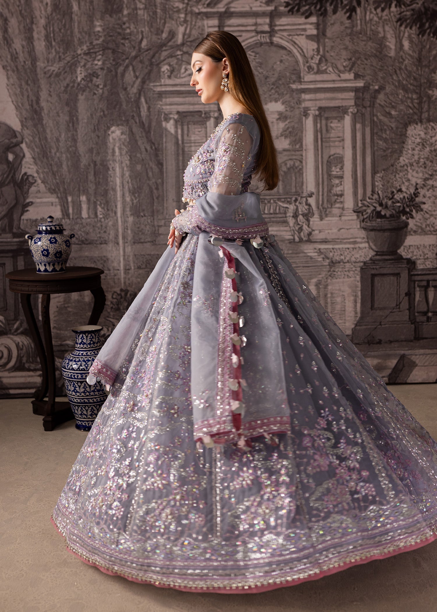 Maria Osama Khan | Mystara Wedding Festive | Lyra - by - Libasekhas UK - Registered Vendor of : Maria Osama Khan - 100% Original Designer Dresss