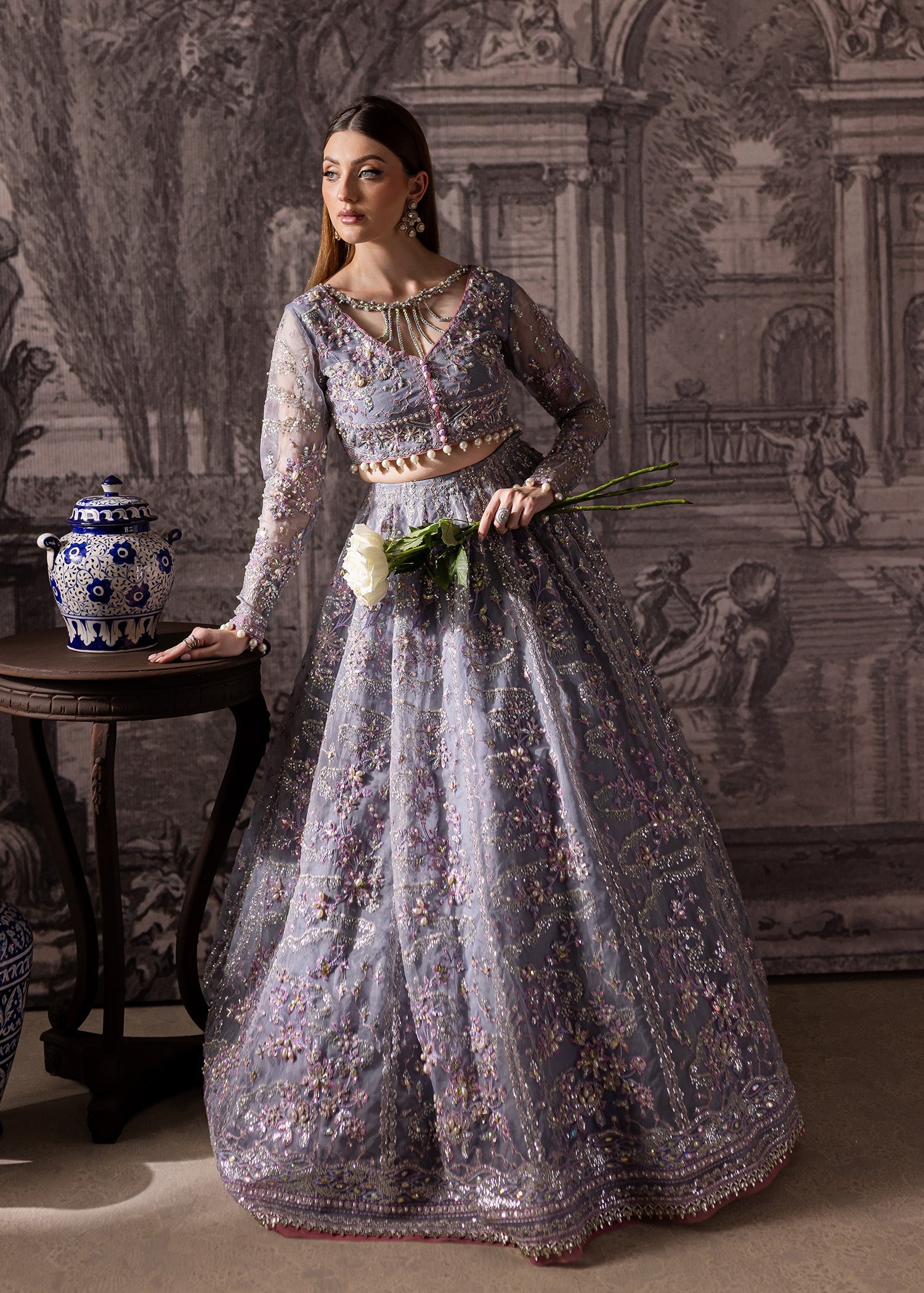 Maria Osama Khan | Mystara Wedding Festive | Lyra - by - Libasekhas UK - Registered Vendor of : Maria Osama Khan - 100% Original Designer Dresss