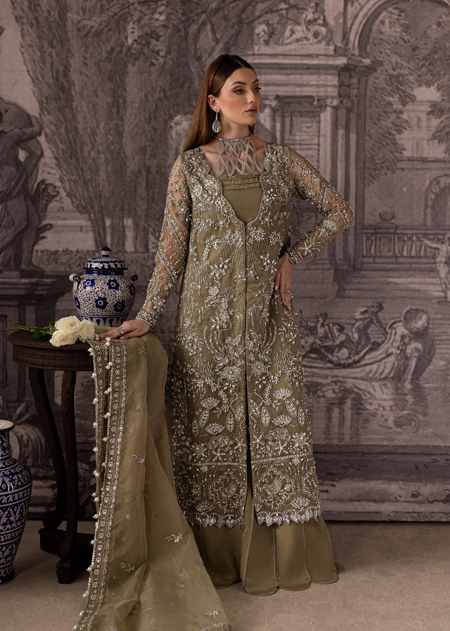 Maria Osama Khan | Mystara Wedding Festive | Oraya - by - Libasekhas UK - Registered Vendor of : Maria Osama Khan - 100% Original Designer Dresss