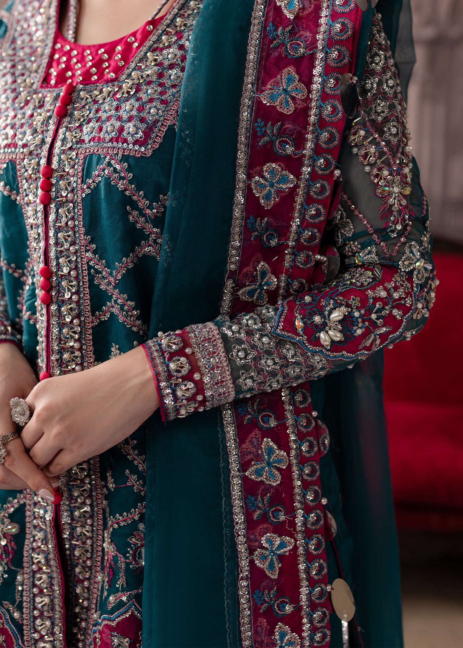 Maria Osama Khan | Mystara Wedding Festive | Riva - by - Libasekhas UK - Registered Vendor of : Maria Osama Khan - 100% Original Designer Dresss