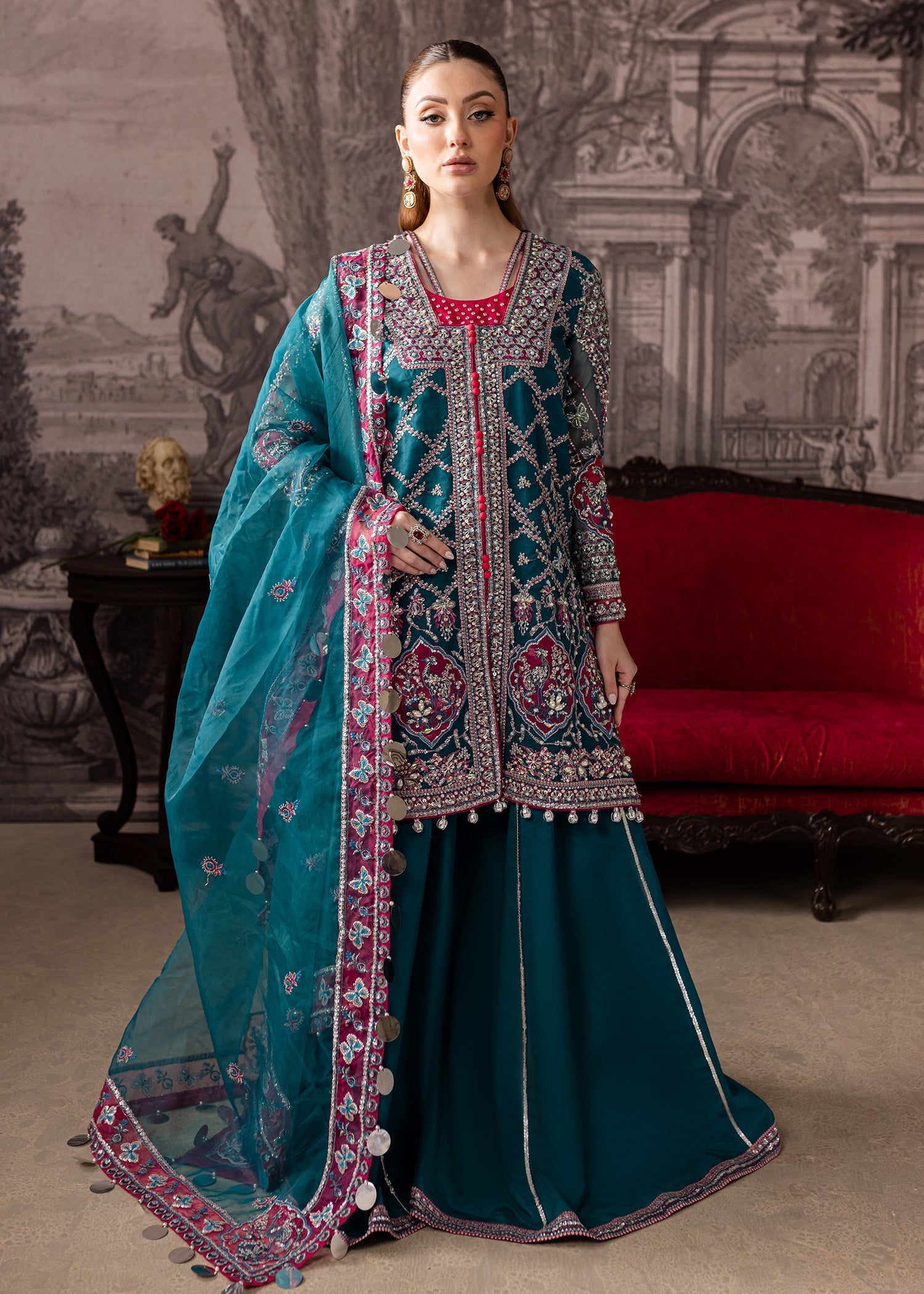 Maria Osama Khan | Mystara Wedding Festive | Riva - by - Libasekhas UK - Registered Vendor of : Maria Osama Khan - 100% Original Designer Dresss