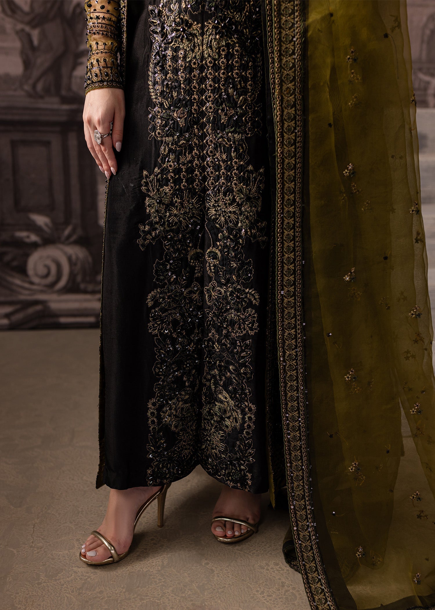 Maria Osama Khan | Mystara Wedding Festive | Storm - by - Libasekhas UK - Registered Vendor of : Maria Osama Khan - 100% Original Designer Dresss