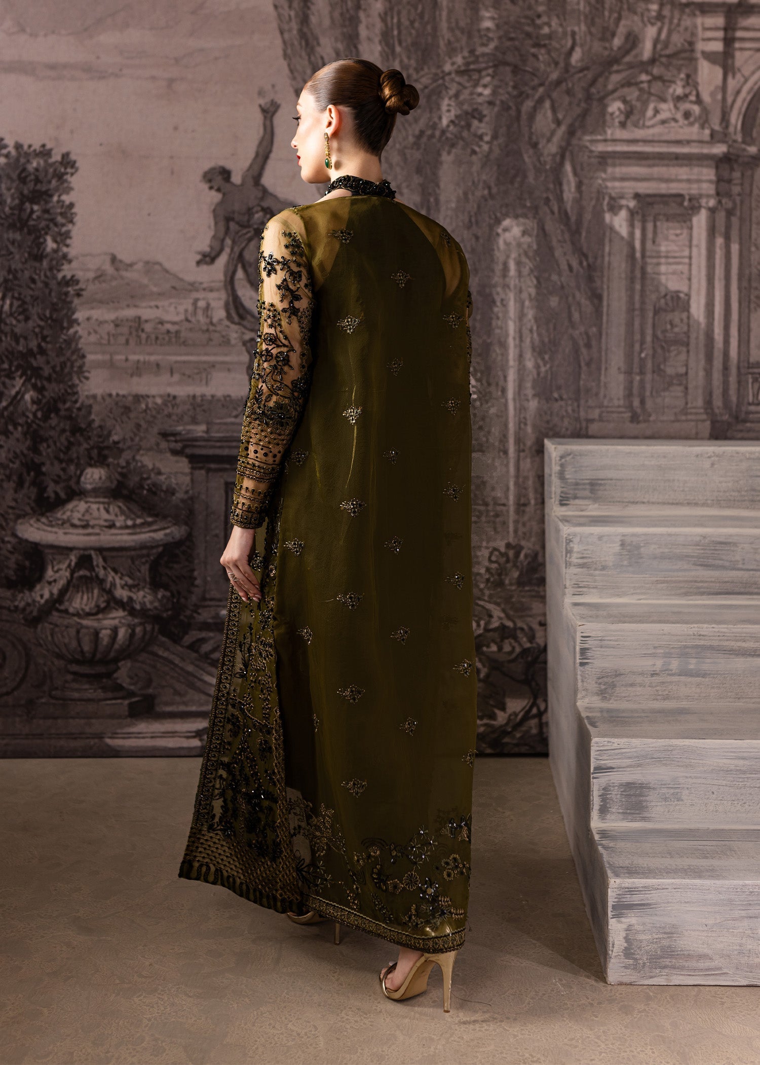 Maria Osama Khan | Mystara Wedding Festive | Storm - by - Libasekhas UK - Registered Vendor of : Maria Osama Khan - 100% Original Designer Dresss