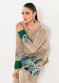 Maria Osama Khan | Claire Pleated Silk | Stardust - by - Libasekhas UK - Registered Vendor of : Maria Osama Khan - 100% Original Designer Dresss