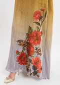 Maria Osama Khan | Claire Pleated Silk | Honeycomb - by - Libasekhas UK - Registered Vendor of : Maria Osama Khan - 100% Original Designer Dresss