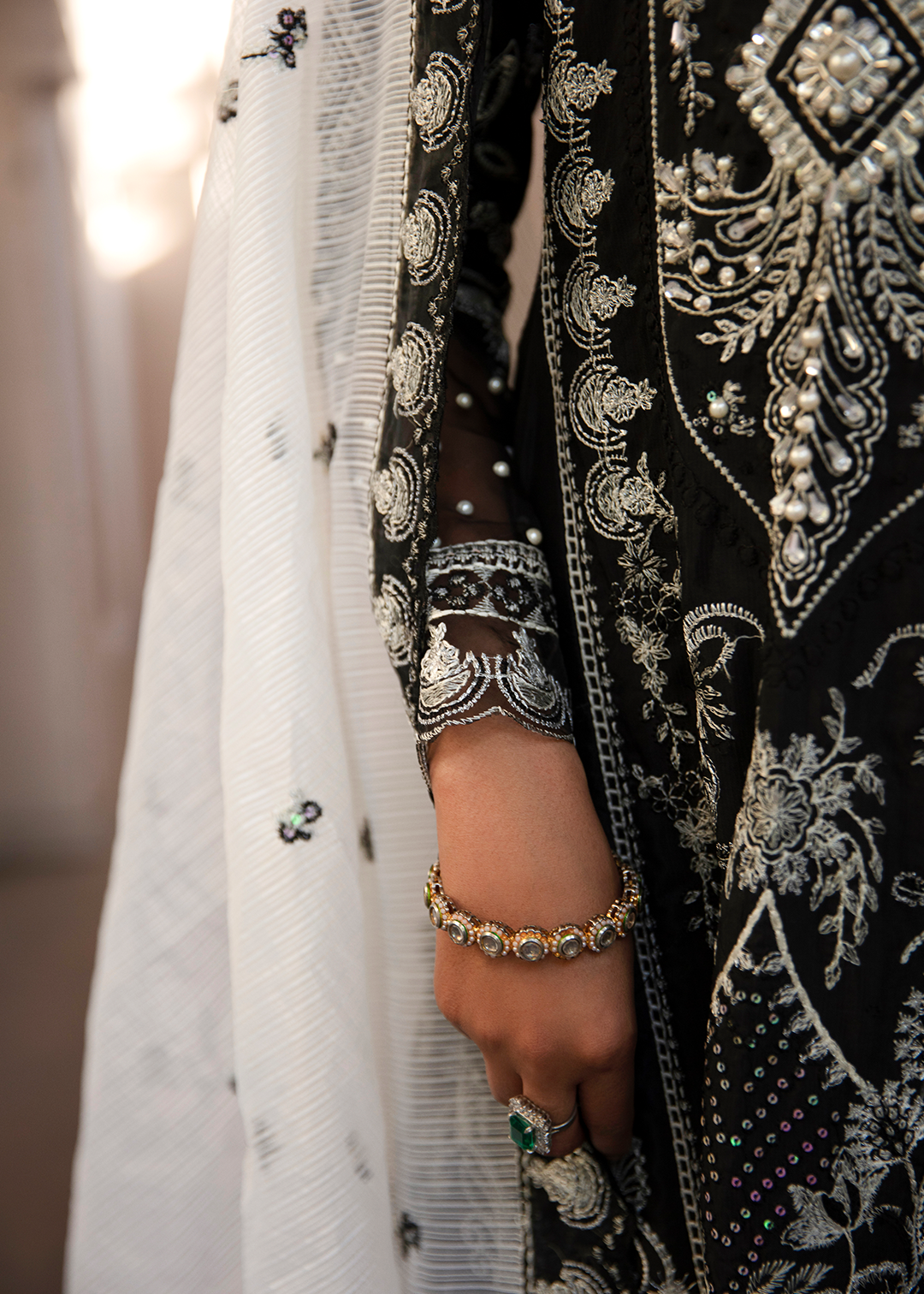 Maria Osama Khan | Rang e Noor Eid Edit | Neel Kamal-Black - by - Libasekhas UK - Registered Vendor of : Maria Osama Khan - 100% Original Designer Dresss