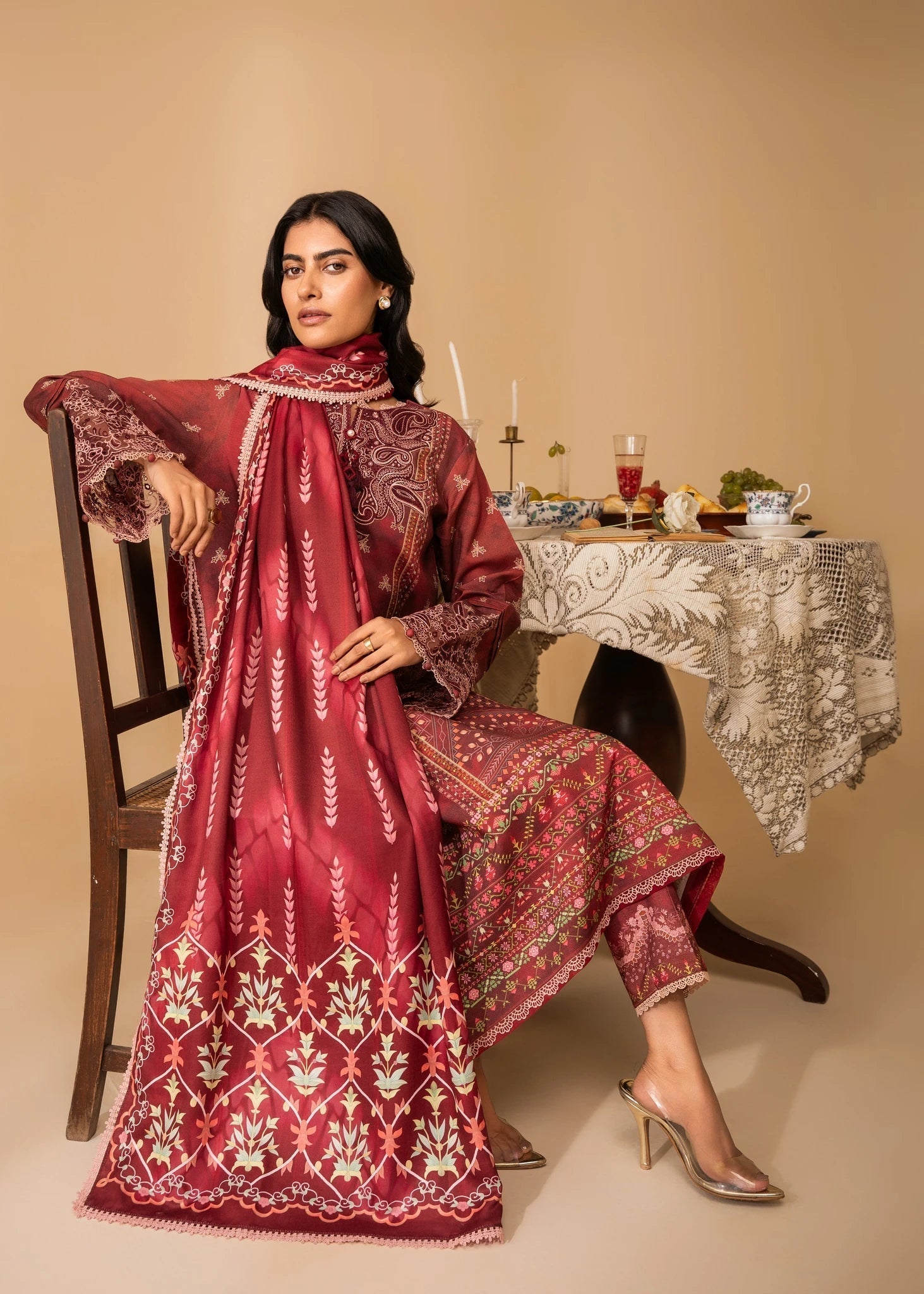 Nureh | Shades of Winter | TAHLIA (AZ-09) - by - Libasekhas UK - Registered Vendor of : Nureh - 100% Original Designer Dresss