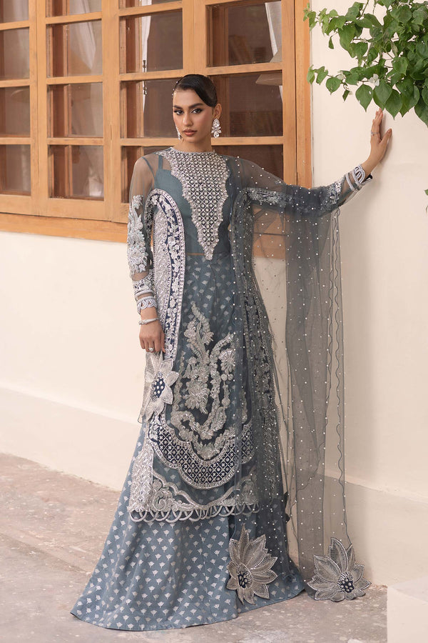 Maryam Hussain | Marwa Luxury Formals 24 | Zari - by - Libasekhas UK - Registered Vendor of : Maryam Hussain - 100% Original Designer Dresss