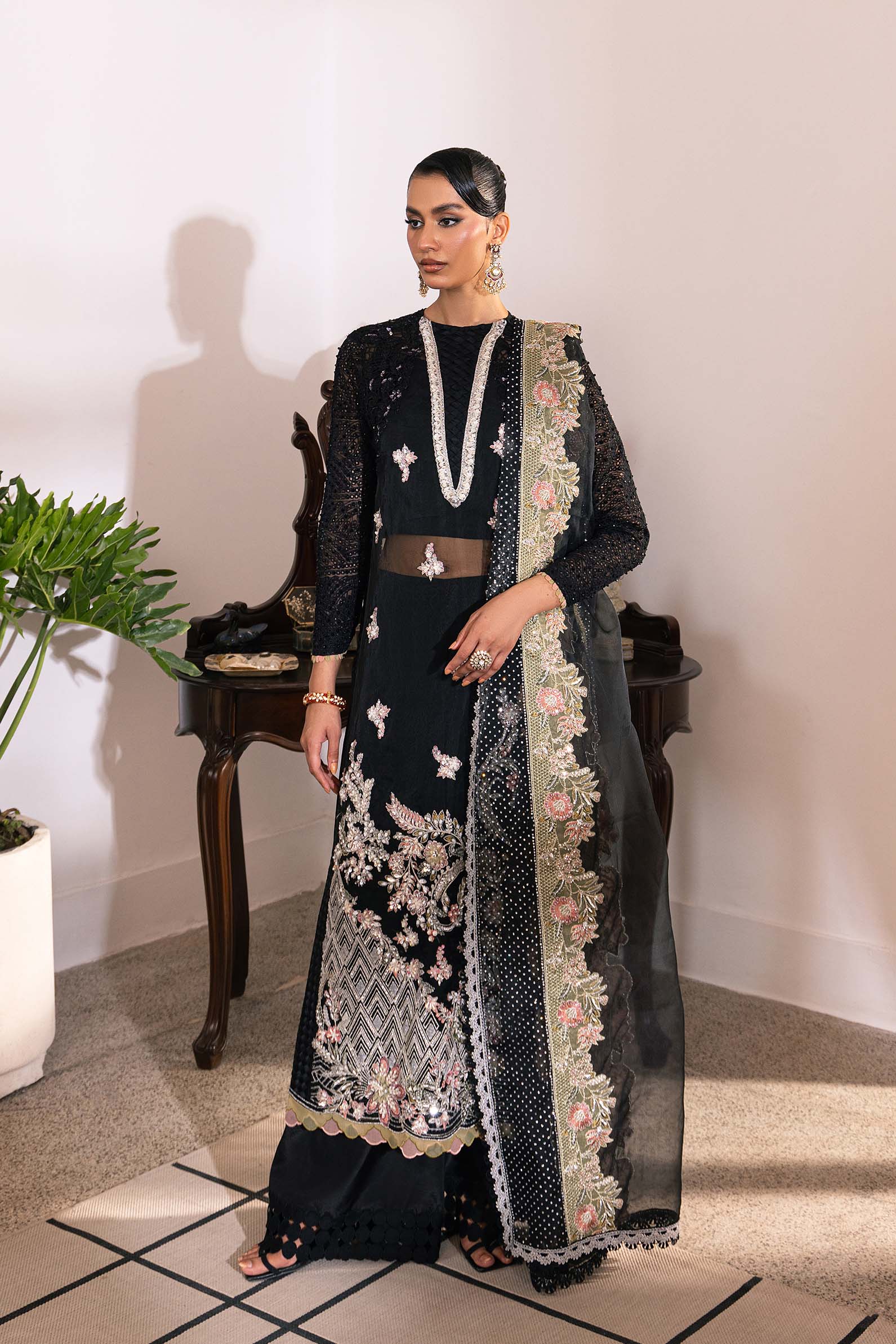 Maryam Hussain | Marwa Luxury Formals 24 | Sitara - by - Libasekhas UK - Registered Vendor of : Maryam Hussain - 100% Original Designer Dresss