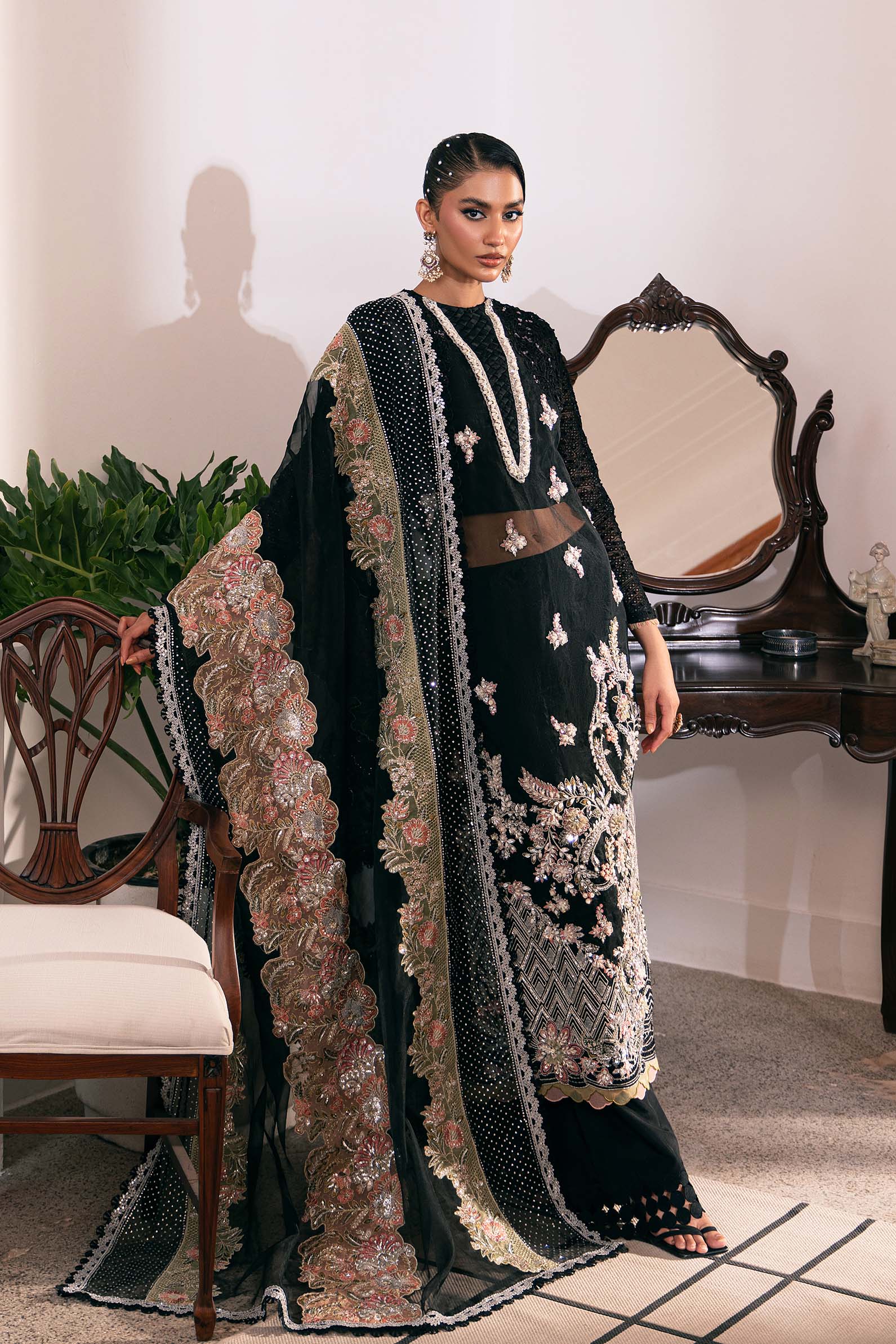 Maryam Hussain | Marwa Luxury Formals 24 | Sitara - by - Libasekhas UK - Registered Vendor of : Maryam Hussain - 100% Original Designer Dresss