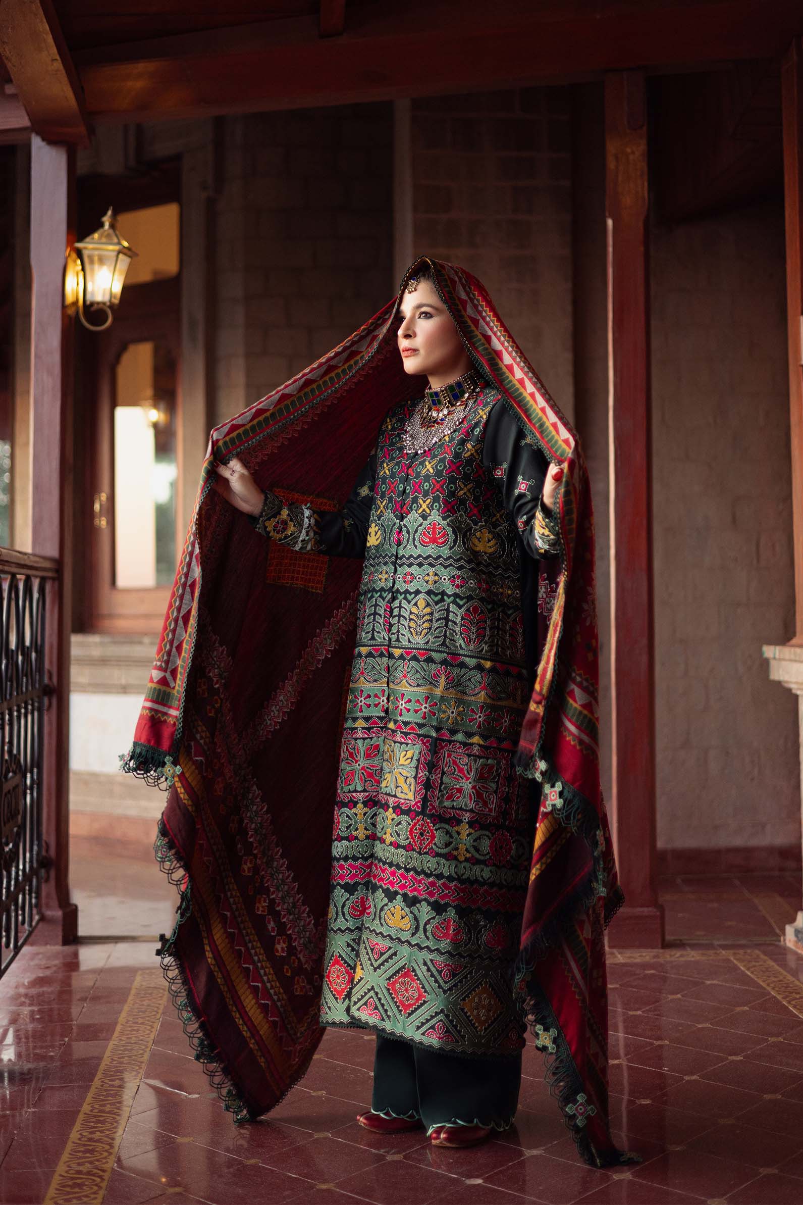 Maryam Hussain | Silk Edit |  Forest - by - Libasekhas UK - Registered Vendor of : Maryam Hussain - 100% Original Designer Dresss