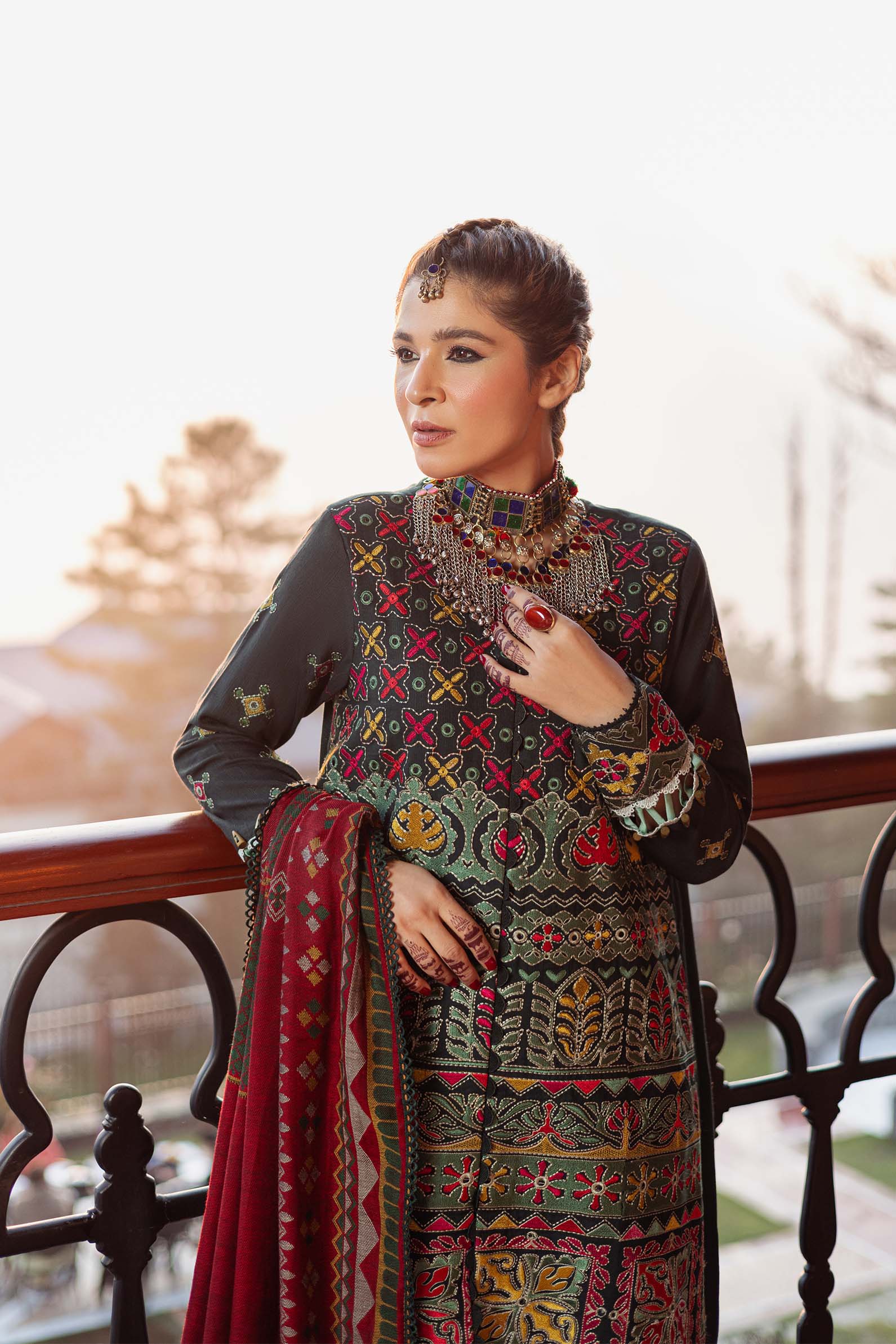 Maryam Hussain | Silk Edit |  Forest - by - Libasekhas UK - Registered Vendor of : Maryam Hussain - 100% Original Designer Dresss