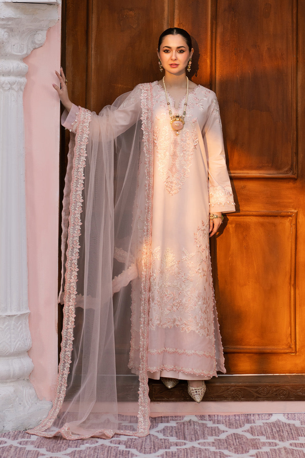 Maryum N Maria | Eid Luxury Lawn 25 | AGHIGH - MS50154 - by - Libasekhas UK - Registered Vendor of : Maryum N Maria - 100% Original Designer Dresss