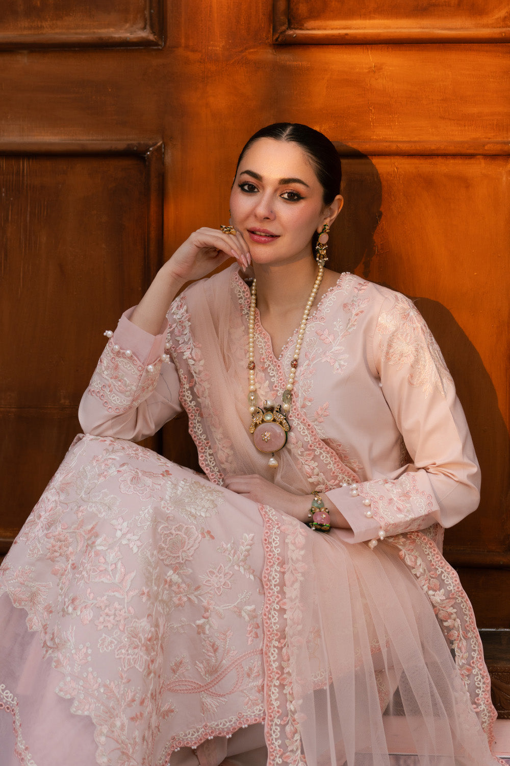 Maryum N Maria | Eid Luxury Lawn 25 | AGHIGH - MS50154 - by - Libasekhas UK - Registered Vendor of : Maryum N Maria - 100% Original Designer Dresss