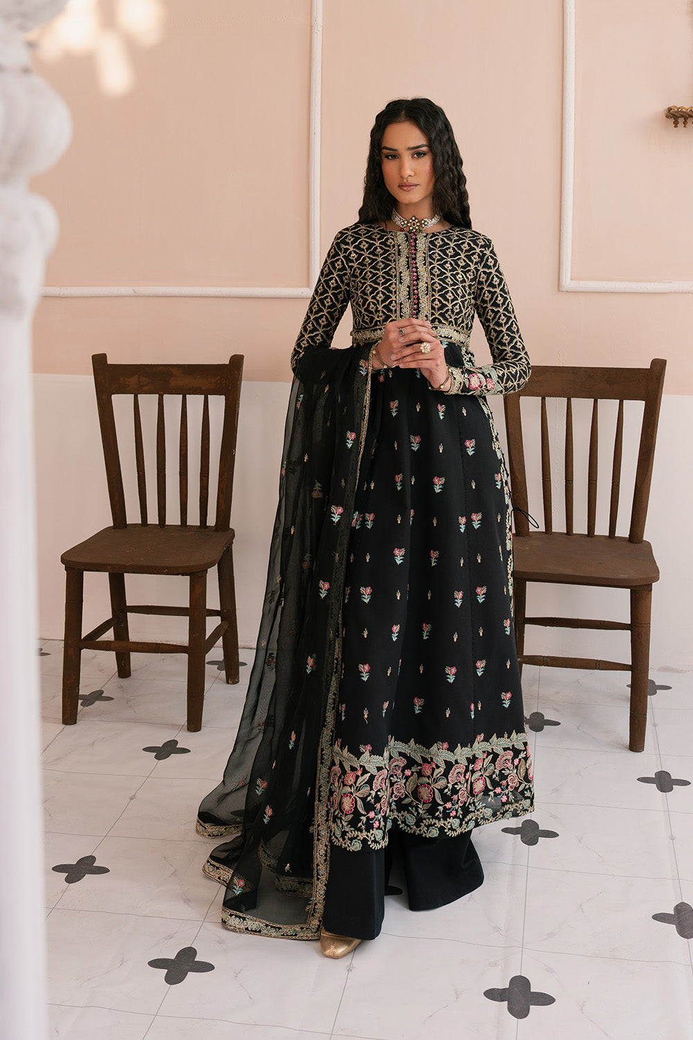 Maryum N Maria | Eid Luxury Lawn 25 | AHOU - MS50146 - by - Libasekhas UK - Registered Vendor of : Maryum N Maria - 100% Original Designer Dresss