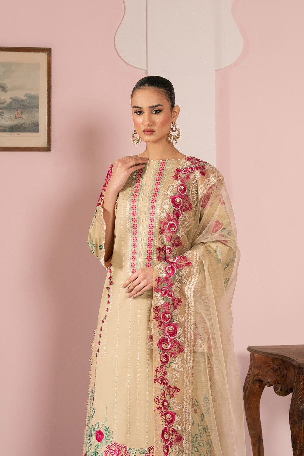 Maryum N Maria | Eid Luxury Lawn 25 | ANOOSHEH - MS50164 - by - Libasekhas UK - Registered Vendor of : Maryum N Maria - 100% Original Designer Dresss