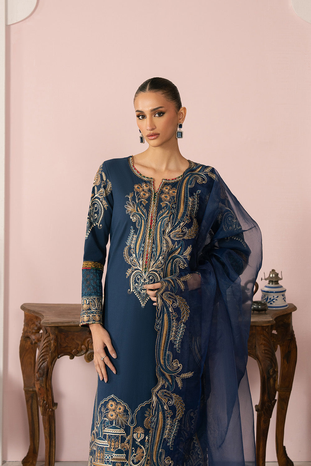 Maryum N Maria | Eid Luxury Lawn 25 | ARA - MS50160 - by - Libasekhas UK - Registered Vendor of : Maryum N Maria - 100% Original Designer Dresss