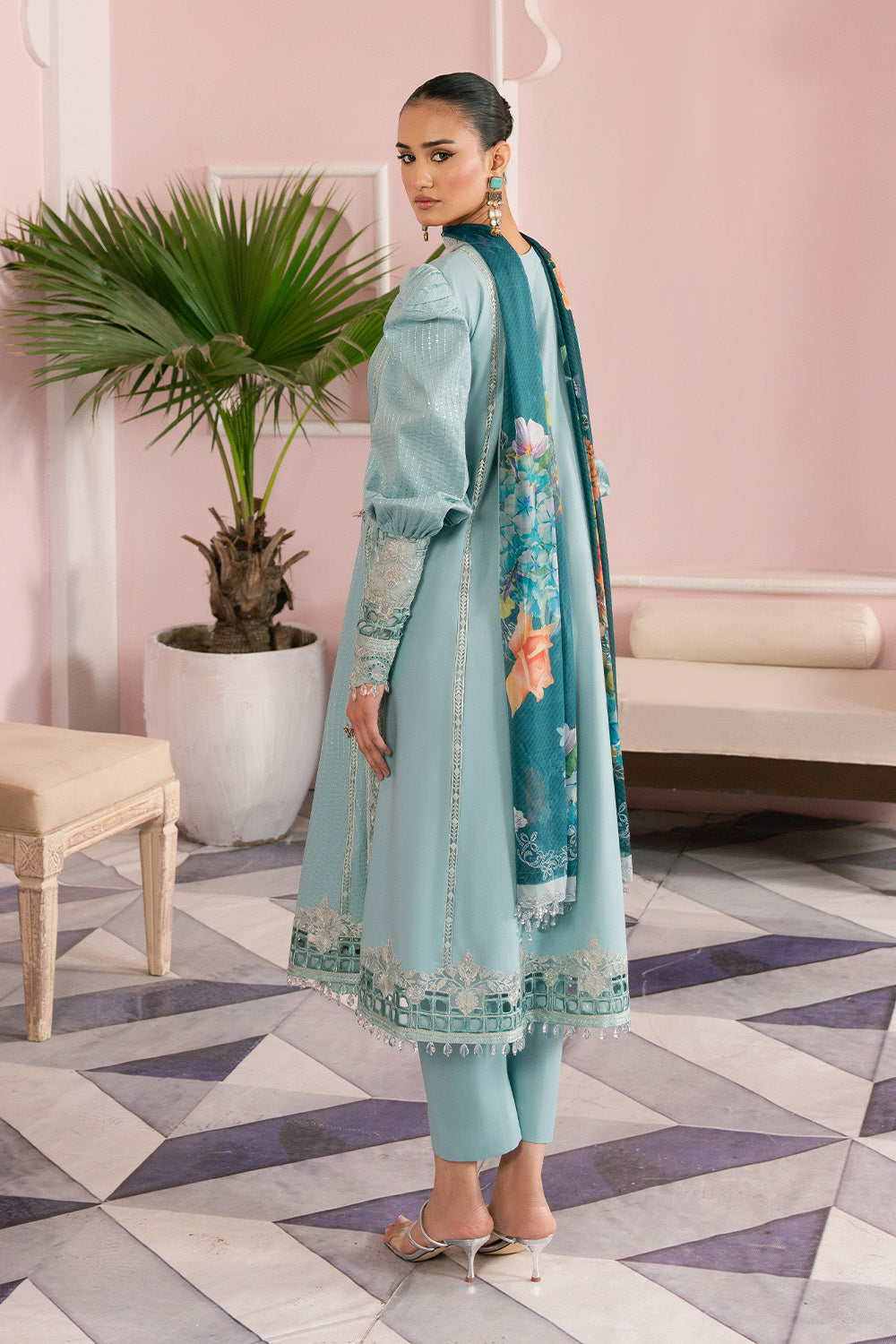 Maryum N Maria | Eid Luxury Lawn 25 | ATOOSH - MS50158 - by - Libasekhas UK - Registered Vendor of : Maryum N Maria - 100% Original Designer Dresss