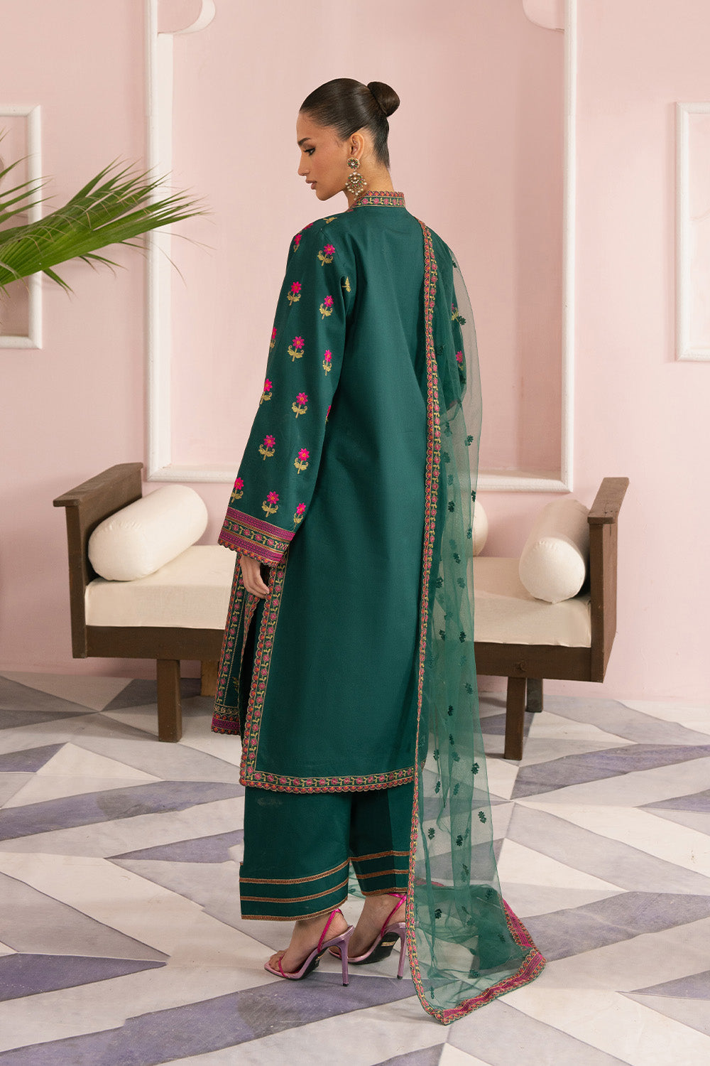 Maryum N Maria | Eid Luxury Lawn 25 | AVIZEH - MS50162 - by - Libasekhas UK - Registered Vendor of : Maryum N Maria - 100% Original Designer Dresss
