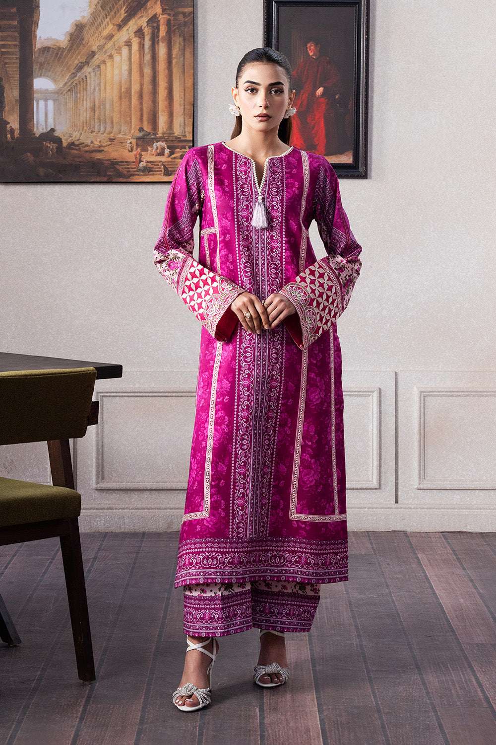 Maryum N Maria | Mah Casual Pret | ELORA - MS50433 - by - Libasekhas UK - Registered Vendor of : Maryum N Maria - 100% Original Designer Dresss