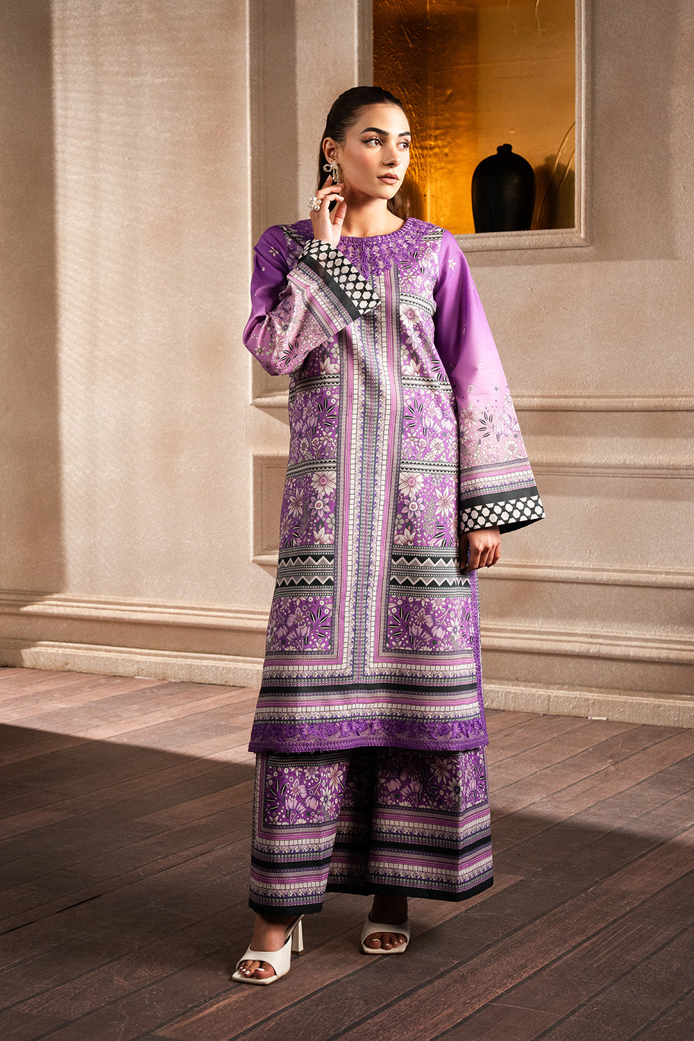 Maryum N Maria | Mah Casual Pret | EVERLY - MS50432 - by - Libasekhas UK - Registered Vendor of : Maryum N Maria - 100% Original Designer Dresss