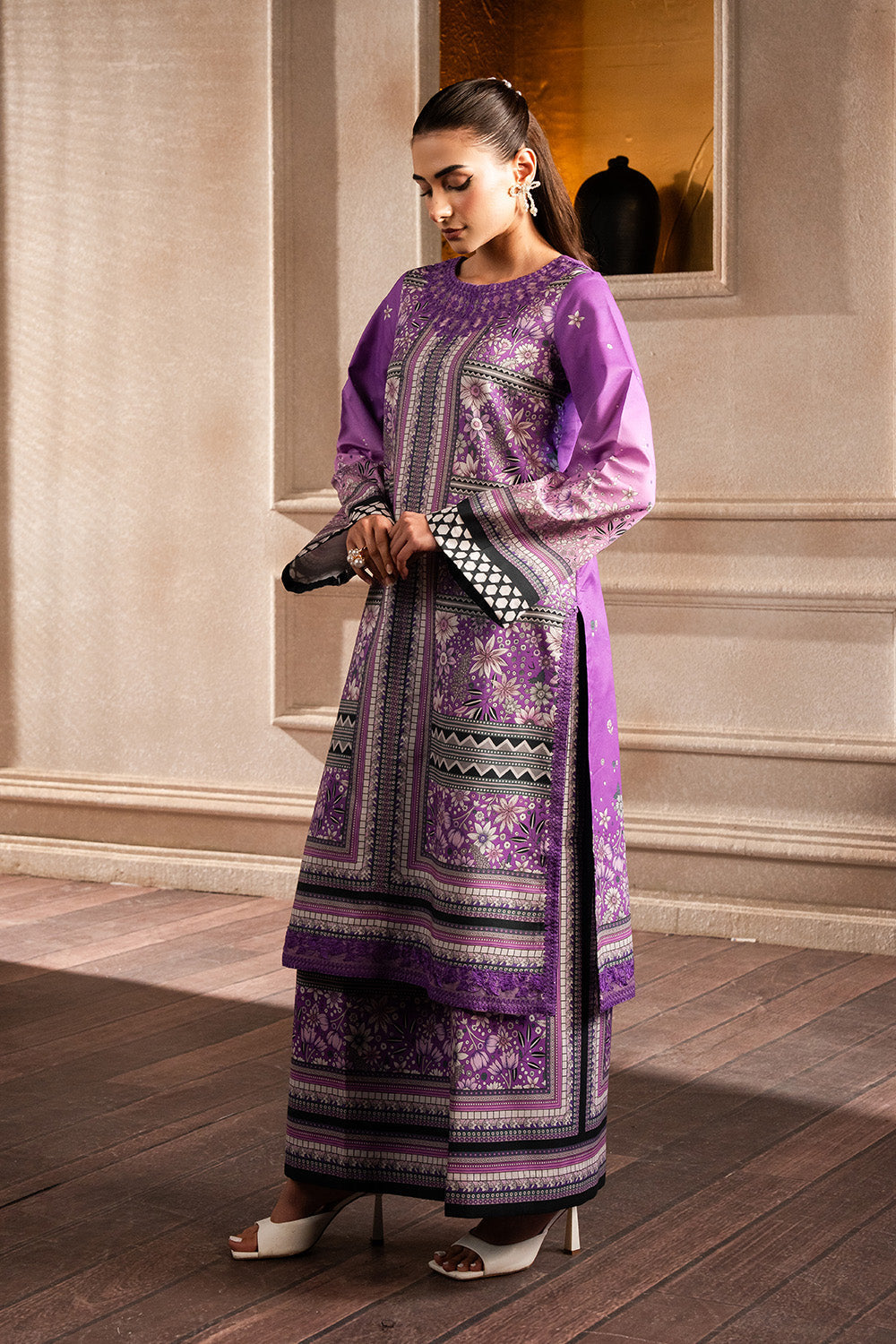 Maryum N Maria | Mah Casual Pret | EVERLY - MS50432 - by - Libasekhas UK - Registered Vendor of : Maryum N Maria - 100% Original Designer Dresss