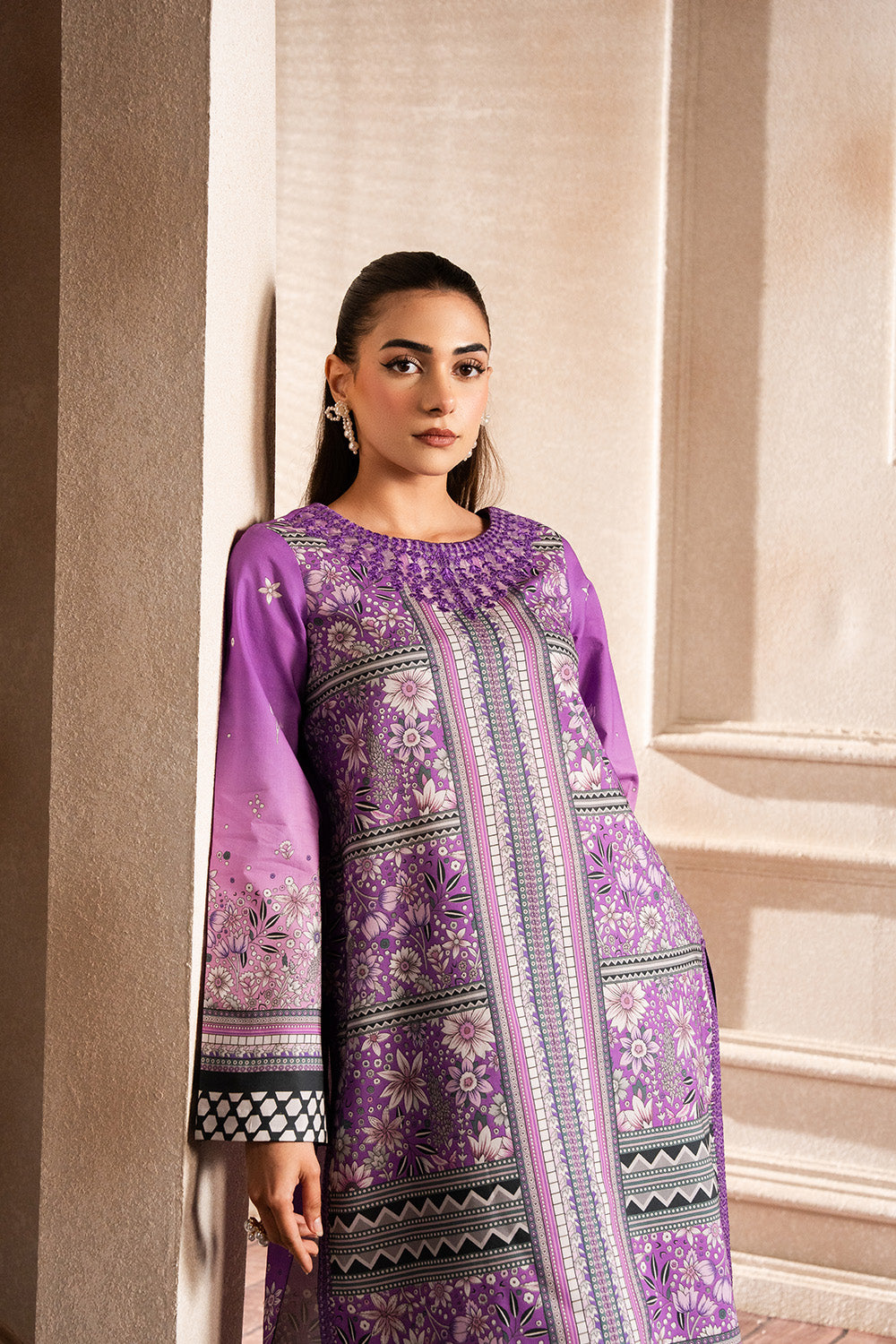 Maryum N Maria | Mah Casual Pret | EVERLY - MS50432 - by - Libasekhas UK - Registered Vendor of : Maryum N Maria - 100% Original Designer Dresss