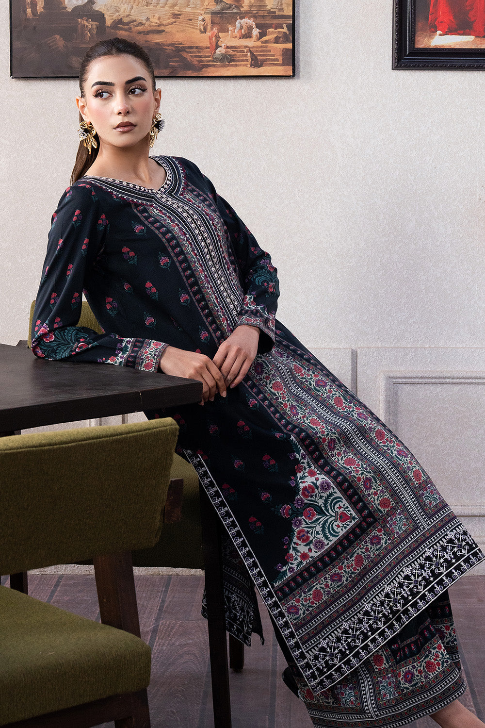 Maryum N Maria | Mah Casual Pret | FENTY - MS50428 - by - Libasekhas UK - Registered Vendor of : Maryum N Maria - 100% Original Designer Dresss