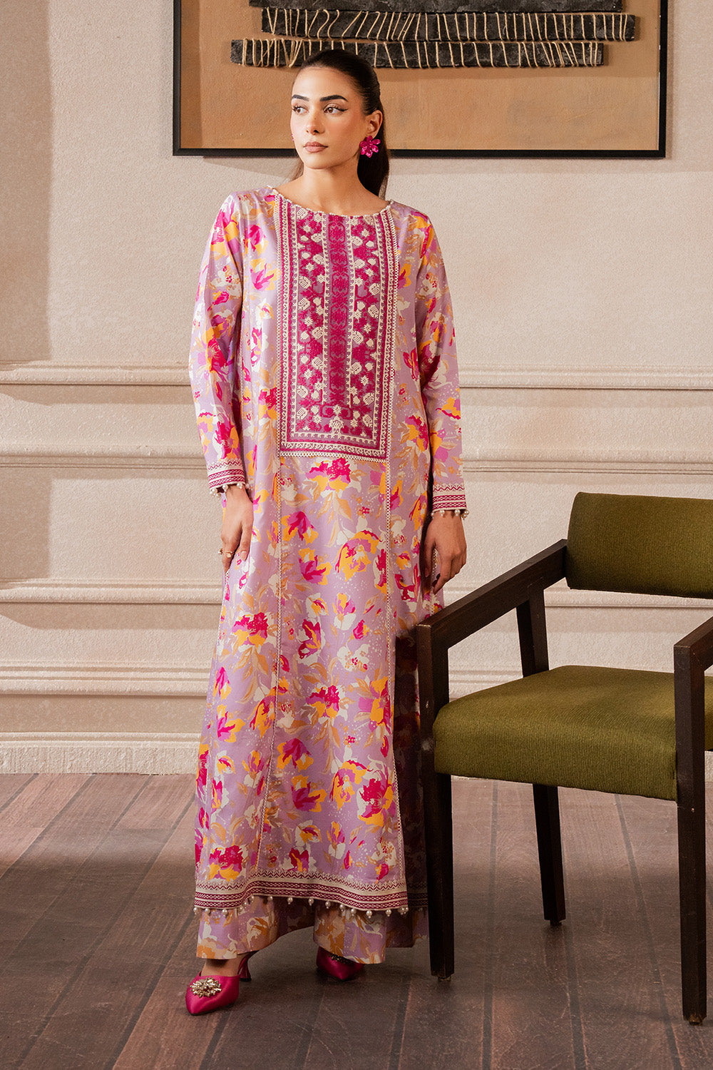 Maryum N Maria | Mah Casual Pret | NESTA - MS50435 - by - Libasekhas UK - Registered Vendor of : Maryum N Maria - 100% Original Designer Dresss