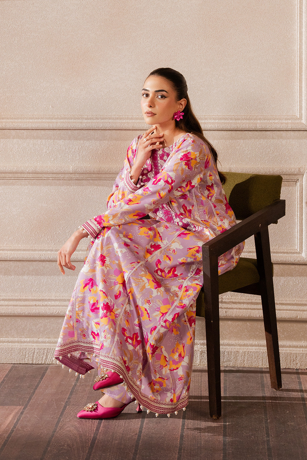 Maryum N Maria | Mah Casual Pret | NESTA - MS50435 - by - Libasekhas UK - Registered Vendor of : Maryum N Maria - 100% Original Designer Dresss