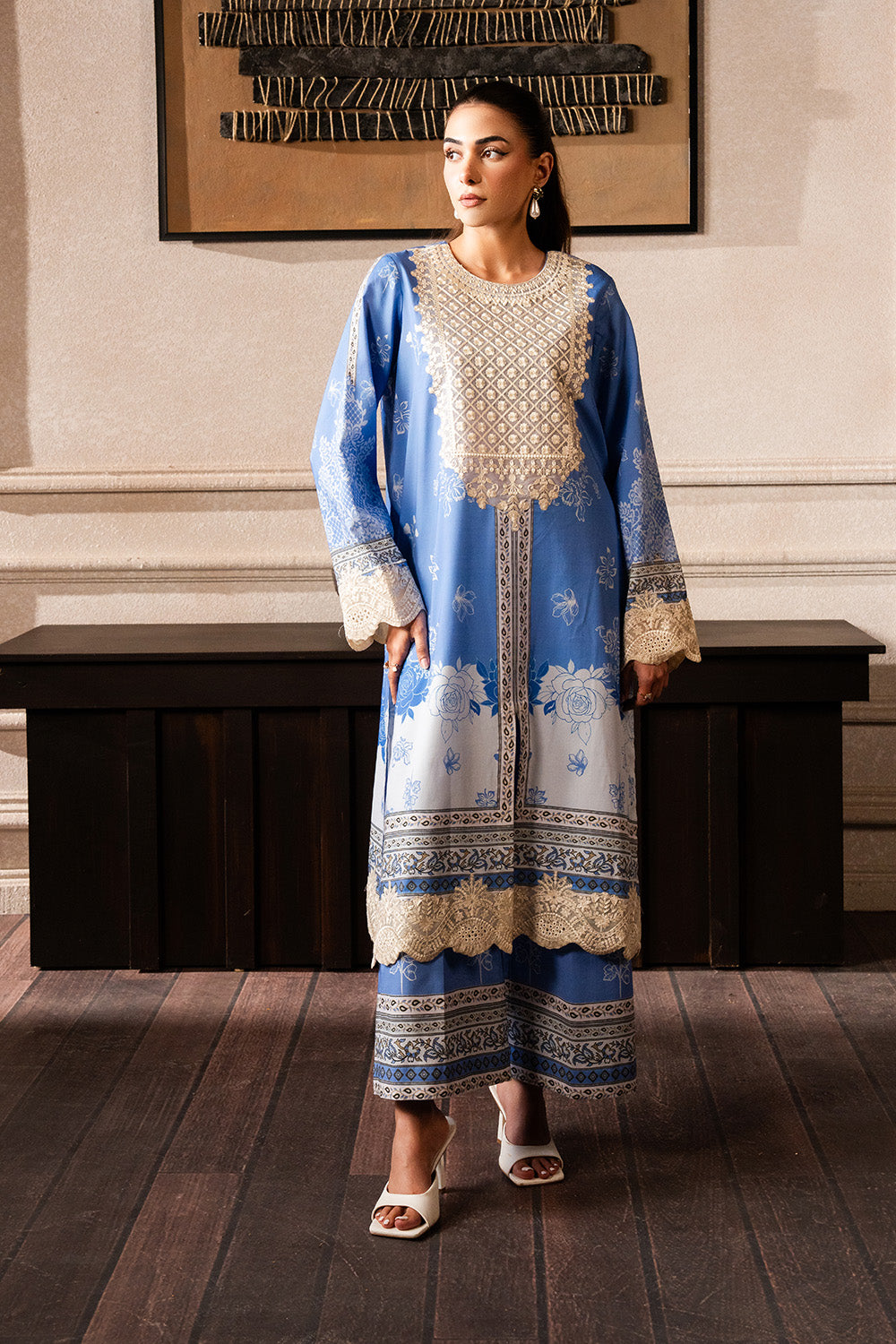 Maryum N Maria | Mah Casual Pret | ZARA - MS50426 - by - Libasekhas UK - Registered Vendor of : Maryum N Maria - 100% Original Designer Dresss