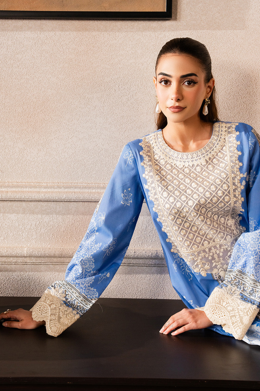 Maryum N Maria | Mah Casual Pret | ZARA - MS50426 - by - Libasekhas UK - Registered Vendor of : Maryum N Maria - 100% Original Designer Dresss