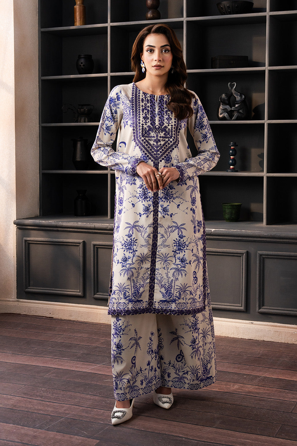 Maryum N Maria | Mah Casual Pret | ZYRA - MS50427 - by - Libasekhas UK - Registered Vendor of : Maryum N Maria - 100% Original Designer Dresss