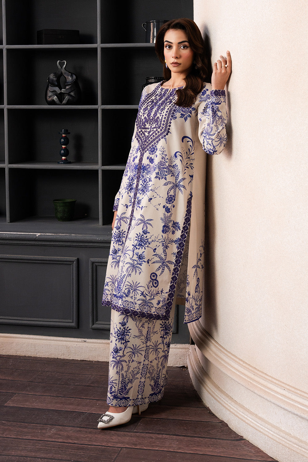 Maryum N Maria | Mah Casual Pret | ZYRA - MS50427 - by - Libasekhas UK - Registered Vendor of : Maryum N Maria - 100% Original Designer Dresss