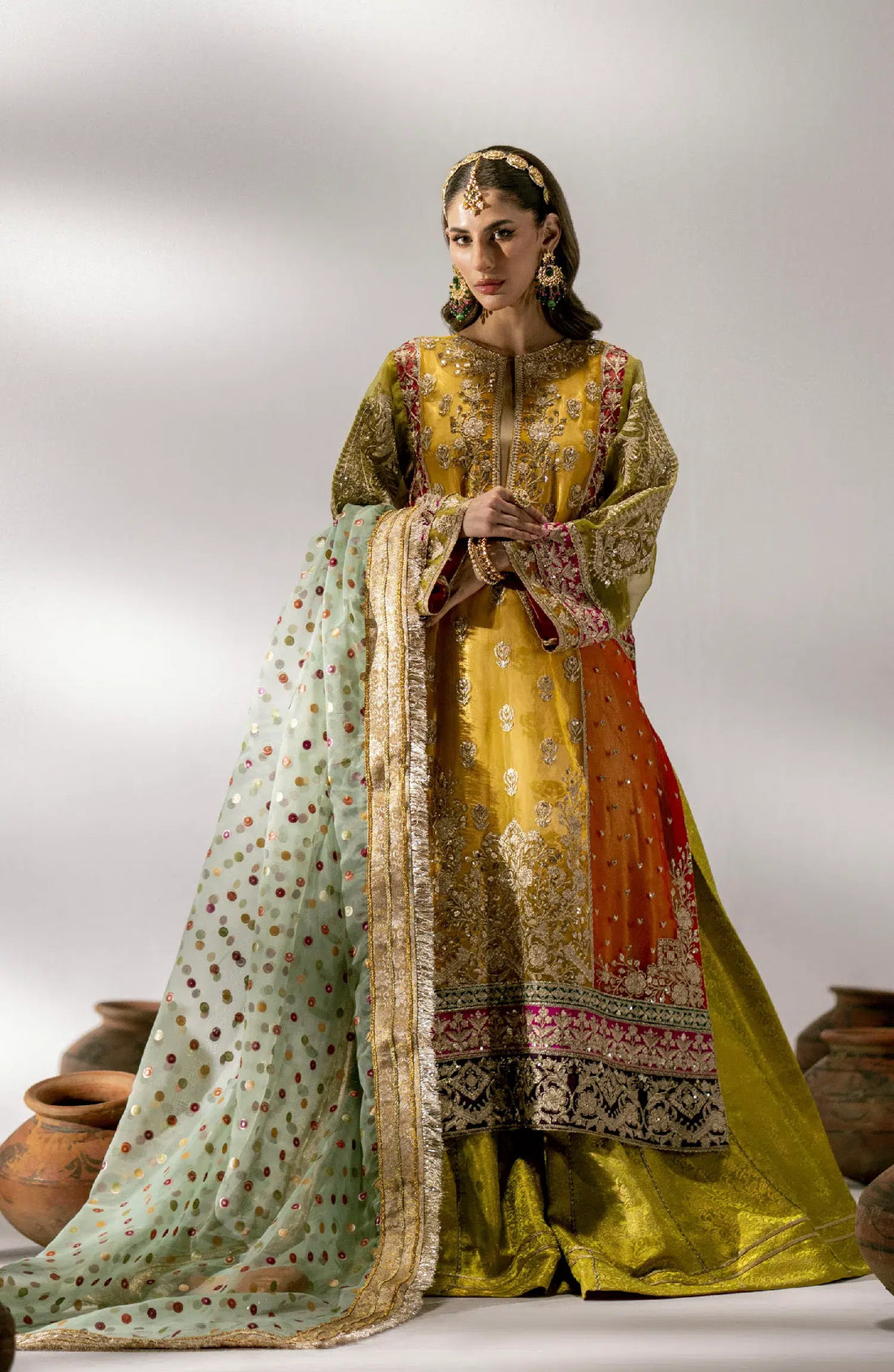 Maryum N Maria | Alaia Wedding Formals | Lena-MW23-528 - by - Libasekhas UK - Registered Vendor of : Maryum N Maria - 100% Original Designer Dresss