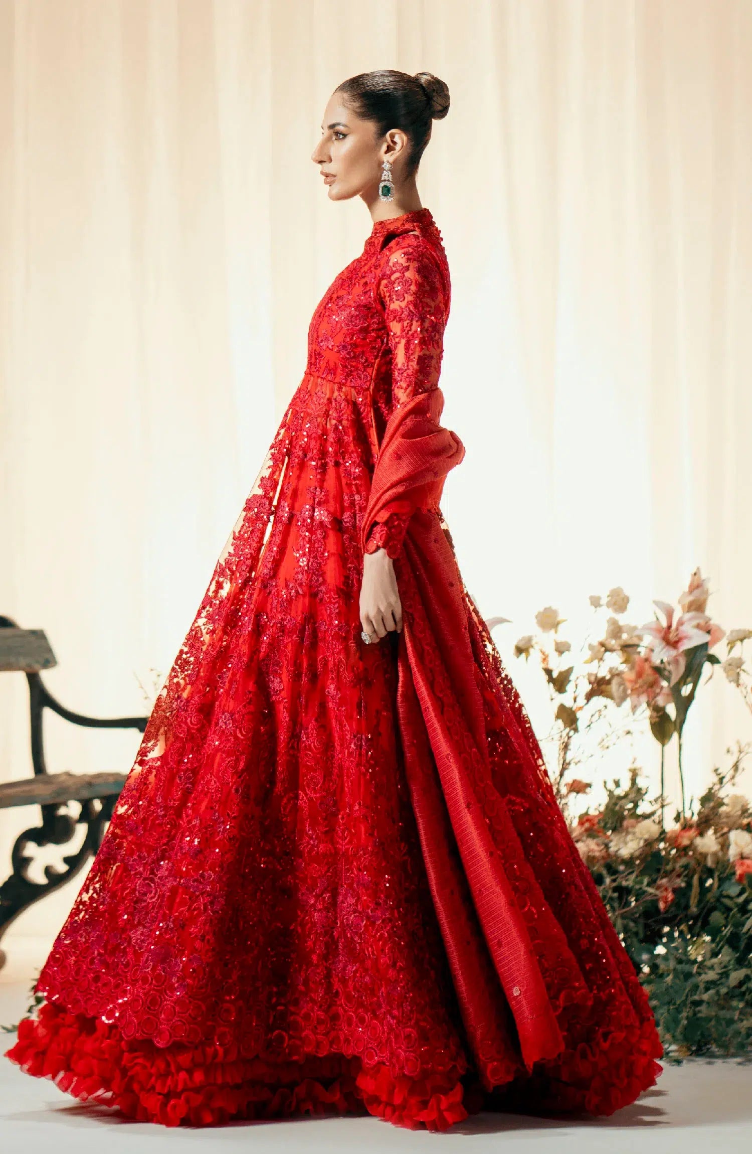 Maryum N Maria | Alaia Wedding Formals | Camelia-MW23-530 - by - Libasekhas UK - Registered Vendor of : Maryum N Maria - 100% Original Designer Dresss