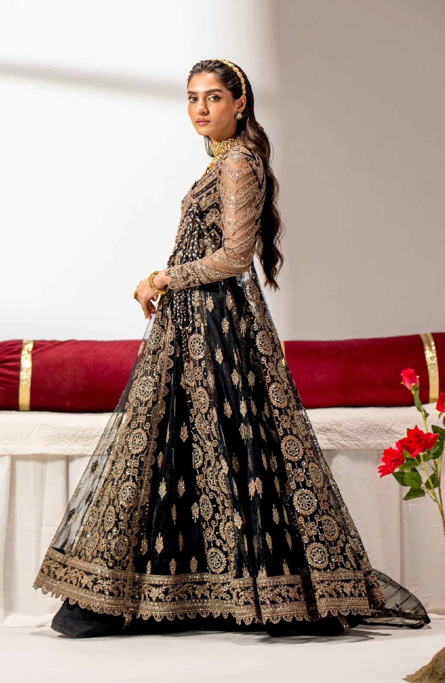 Maryum N Maria | Alaia Wedding Formals | Elise-MW23-527 - by - Libasekhas UK - Registered Vendor of : Maryum N Maria - 100% Original Designer Dresss