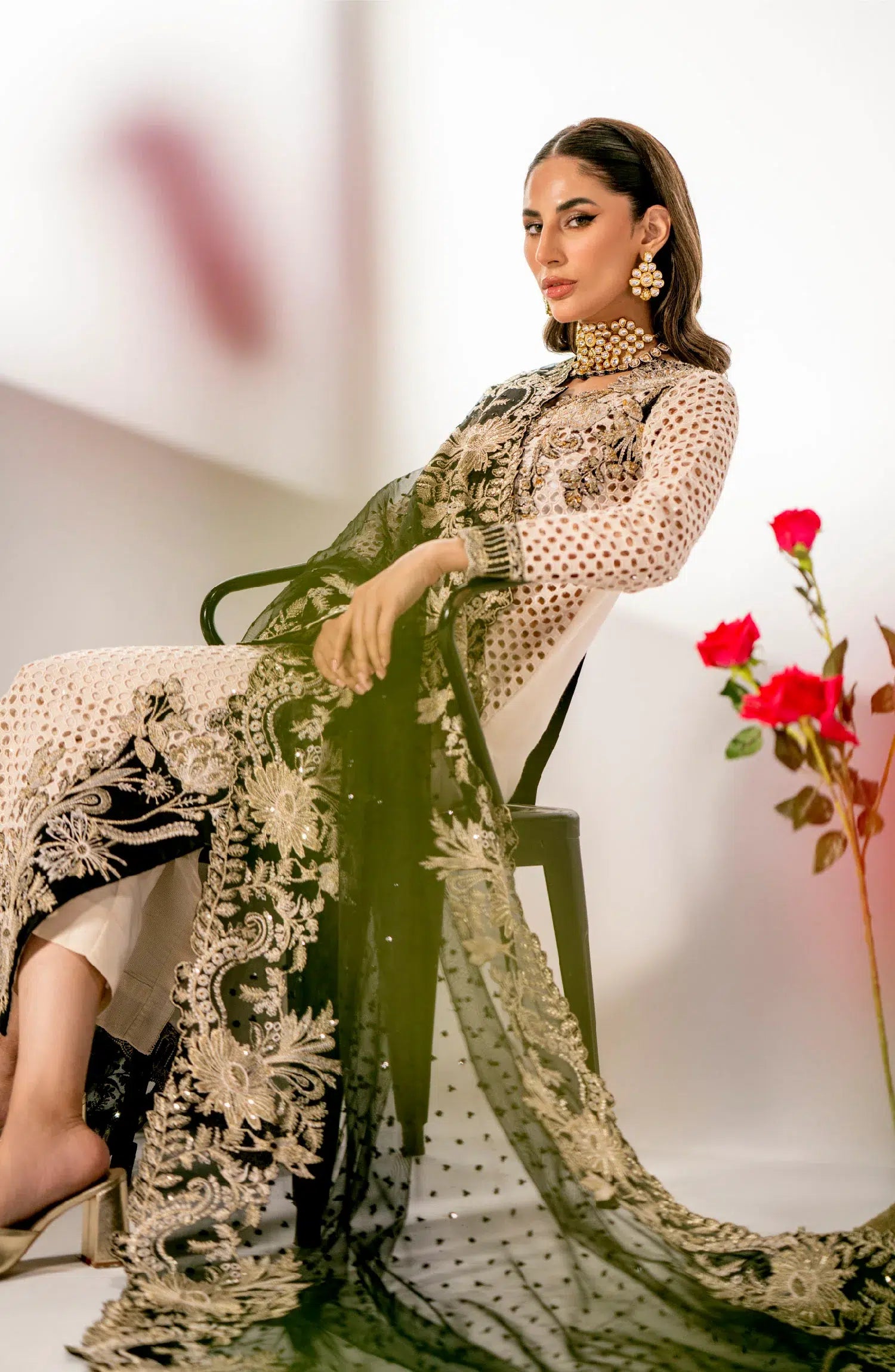 Maryum N Maria | Alaia Wedding Formals | Reine-MW23-521 - by - Libasekhas UK - Registered Vendor of : Maryum N Maria - 100% Original Designer Dresss