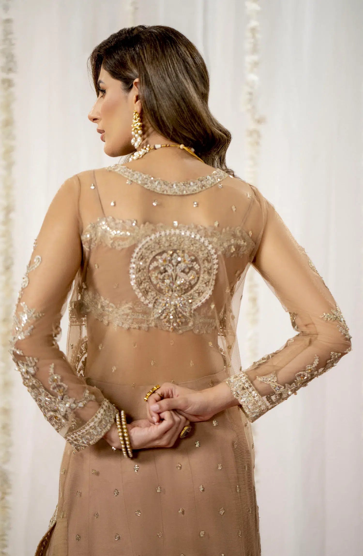 Maryum N Maria | Alaia Wedding Formals | Celine-MW23-529 - by - Libasekhas UK - Registered Vendor of : Maryum N Maria - 100% Original Designer Dresss