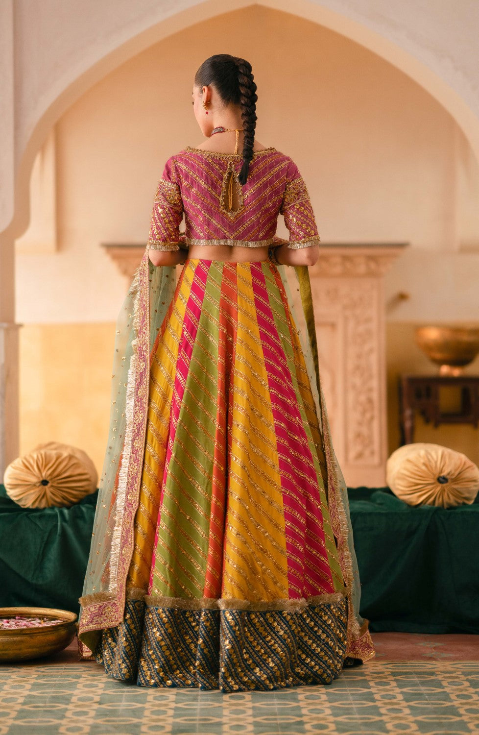 Maryum N Maria | Gul Posh Wedding Formals | SITARA BEGUM - MS40064 - by - Libasekhas UK - Registered Vendor of : Maryum N Maria - 100% Original Designer Dresss