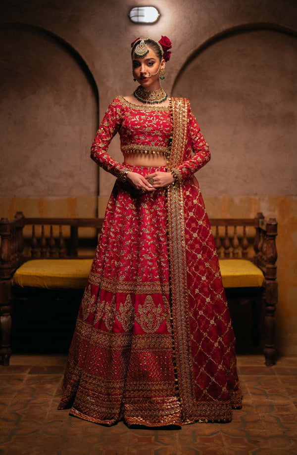 Maryum N Maria | Gul Posh Wedding Formals | ZAIB UN NISA - MS40065 - by - Libasekhas UK - Registered Vendor of : Maryum N Maria - 100% Original Designer Dresss