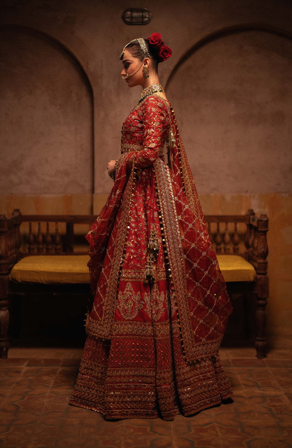Maryum N Maria | Gul Posh Wedding Formals | ZAIB UN NISA - MS40065 - by - Libasekhas UK - Registered Vendor of : Maryum N Maria - 100% Original Designer Dresss
