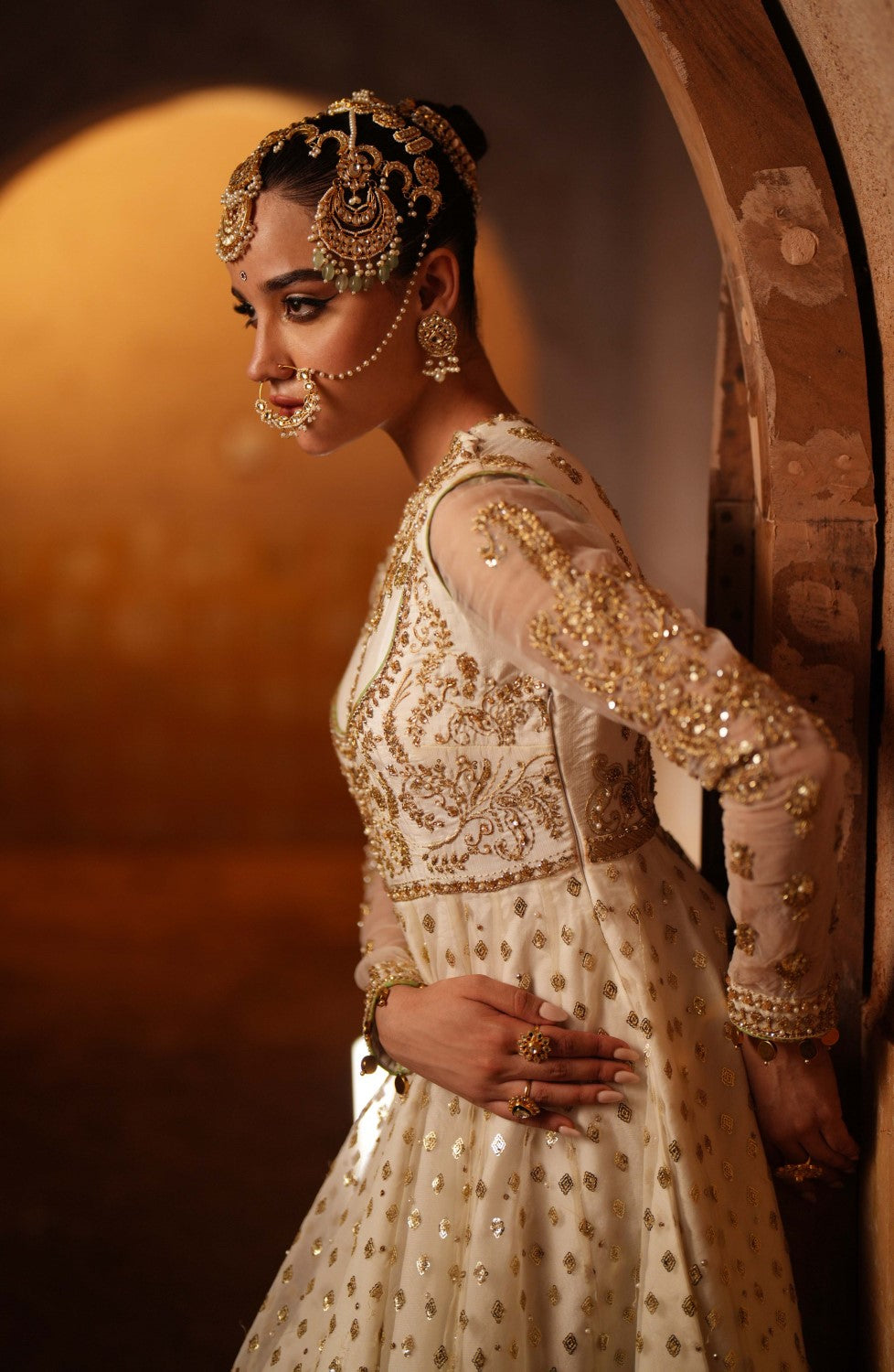 Maryum N Maria | Gul Posh Wedding Formals | Chand Bali - MS40066 - by - Libasekhas UK - Registered Vendor of : Maryum N Maria - 100% Original Designer Dresss