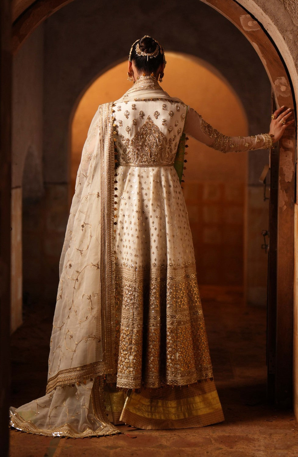 Maryum N Maria | Gul Posh Wedding Formals | Chand Bali - MS40066 - by - Libasekhas UK - Registered Vendor of : Maryum N Maria - 100% Original Designer Dresss